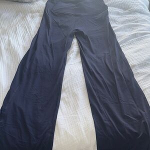 Navy Gym Shark Yoga Pants